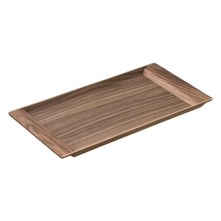 KINTO SEPIA walnut nonslip tray.